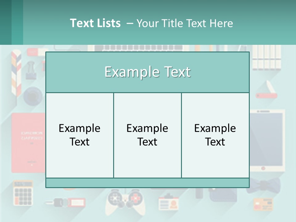 A Desktop Computer Sitting On Top Of A Desk PowerPoint Template