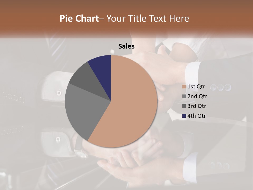 A Group Of Business People Stacking Their Hands Together PowerPoint Template