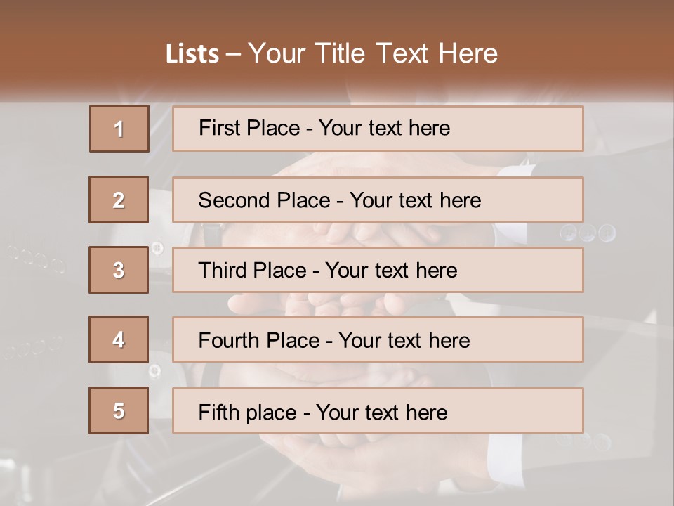 A Group Of Business People Stacking Their Hands Together PowerPoint Template