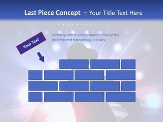 A Dj Mixing Music In Front Of Bright Lights PowerPoint Template