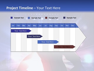A Dj Mixing Music In Front Of Bright Lights PowerPoint Template