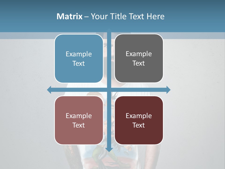 A Man With A Beard Standing In Front Of A Wall PowerPoint Template