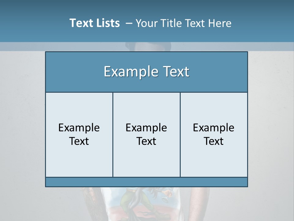 A Man With A Beard Standing In Front Of A Wall PowerPoint Template