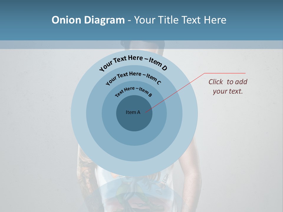 A Man With A Beard Standing In Front Of A Wall PowerPoint Template
