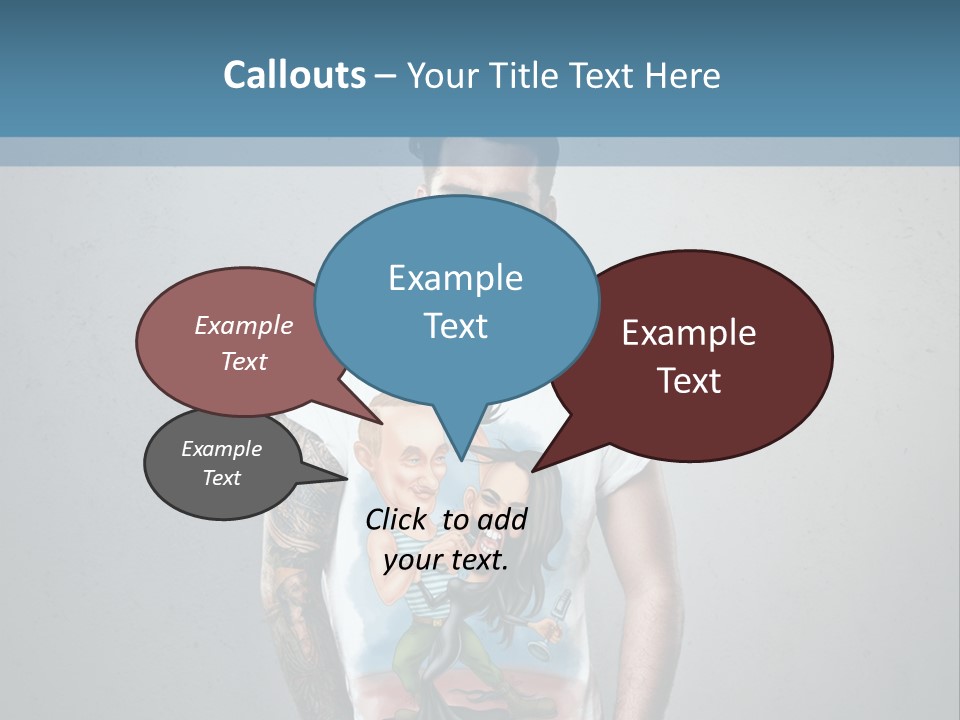 A Man With A Beard Standing In Front Of A Wall PowerPoint Template