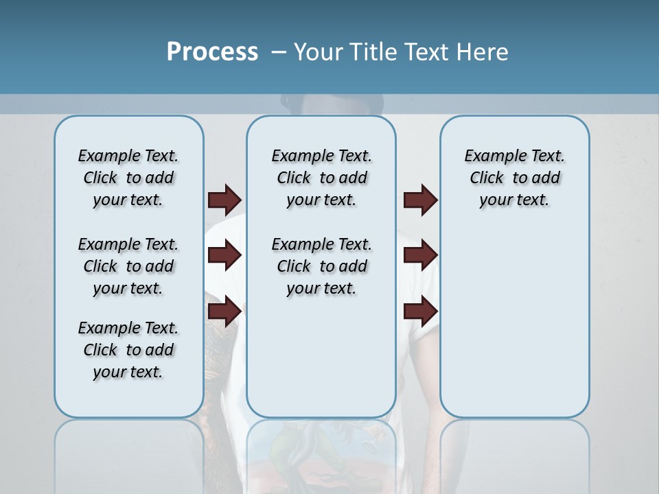A Man With A Beard Standing In Front Of A Wall PowerPoint Template