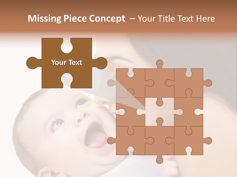 A Woman Holding A Baby In Her Arms PowerPoint Template