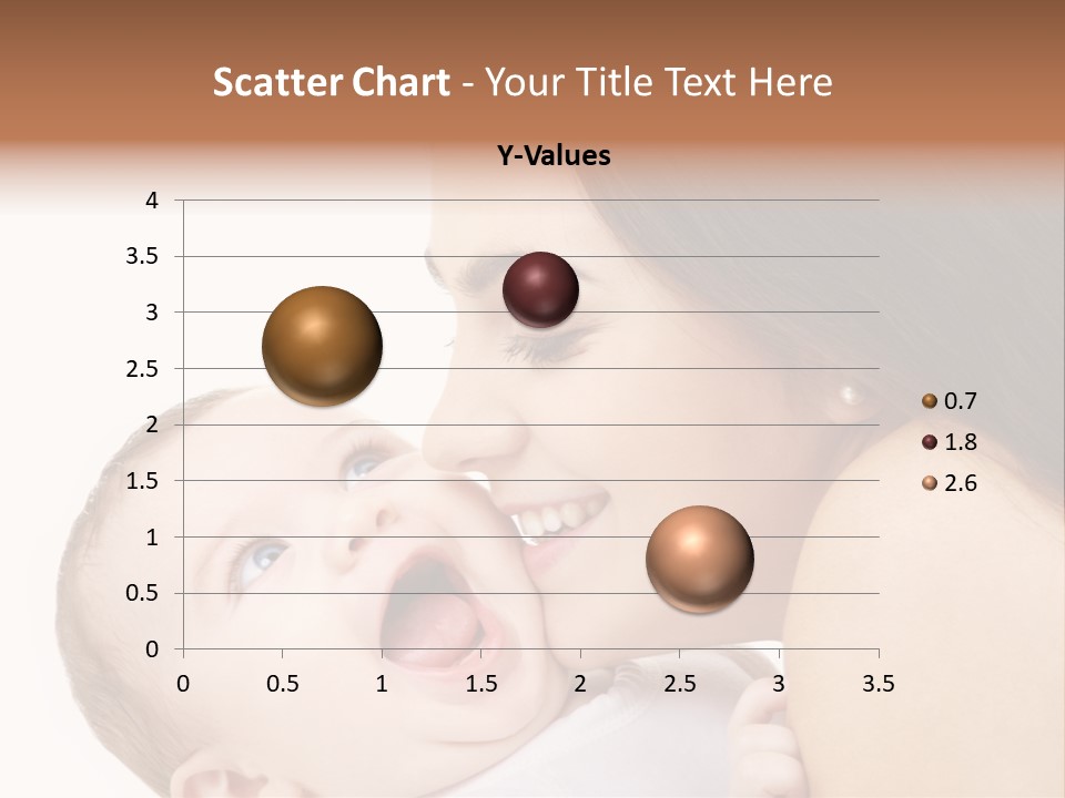 A Woman Holding A Baby In Her Arms PowerPoint Template