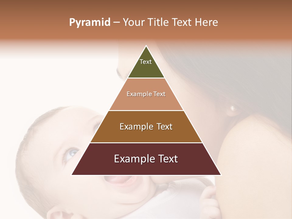 A Woman Holding A Baby In Her Arms PowerPoint Template