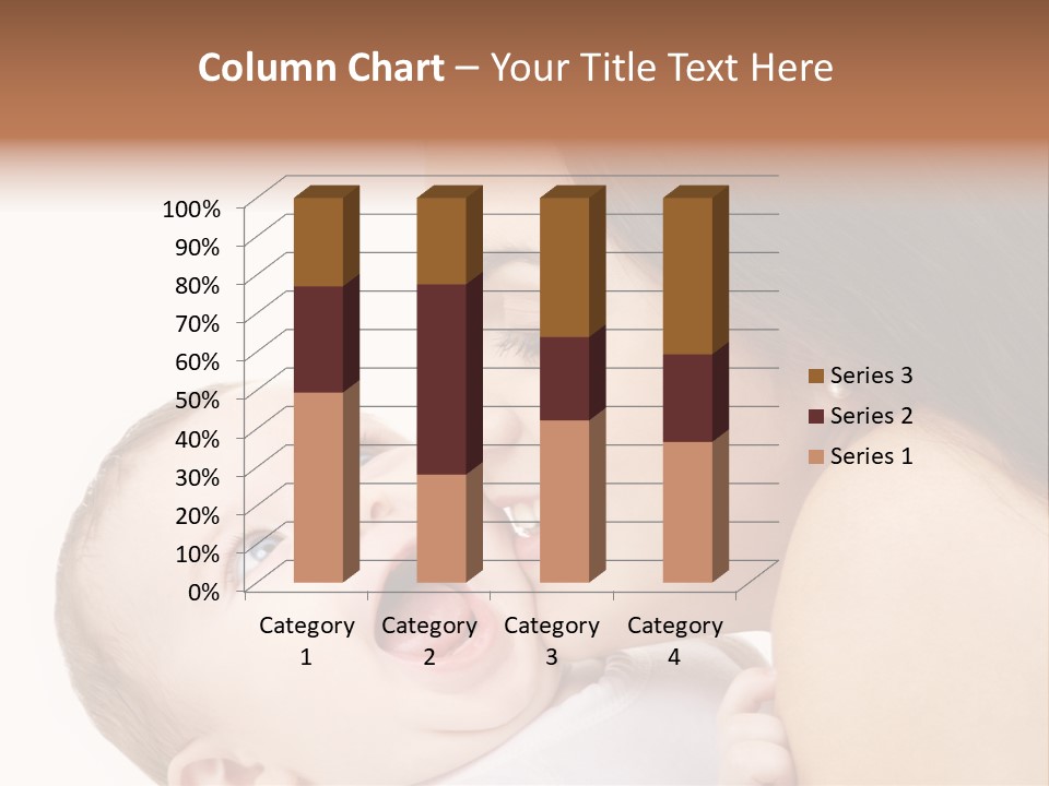 A Woman Holding A Baby In Her Arms PowerPoint Template