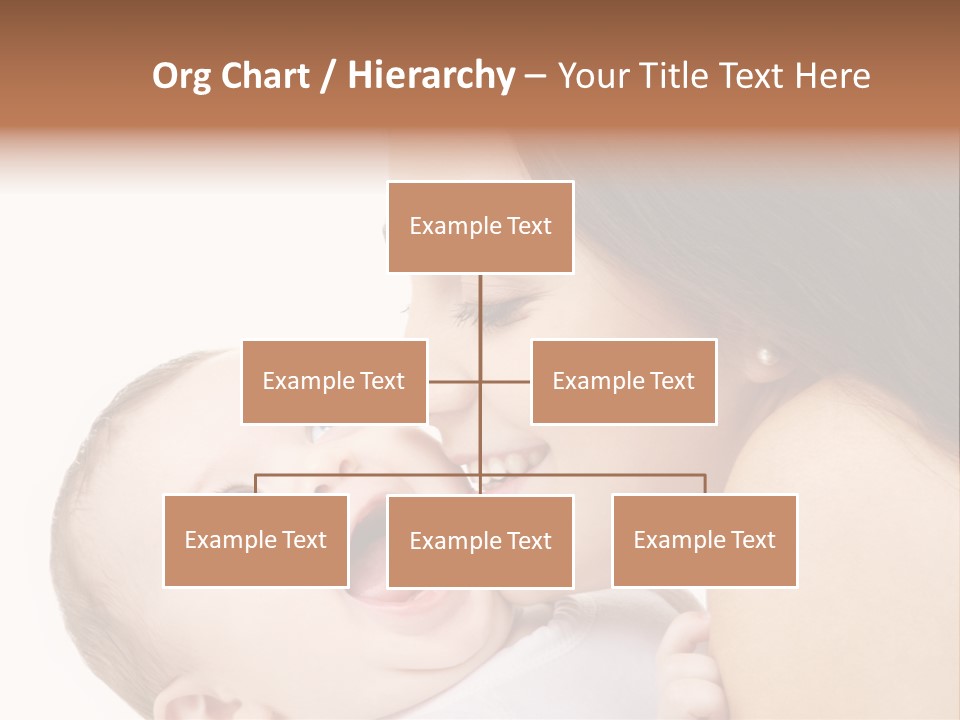 A Woman Holding A Baby In Her Arms PowerPoint Template