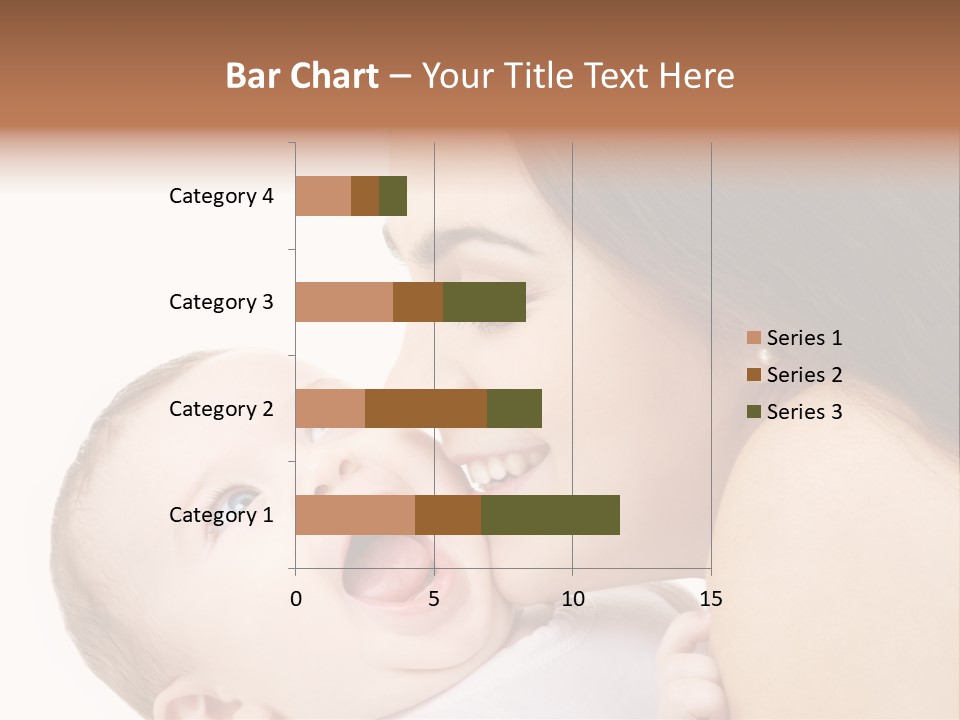 A Woman Holding A Baby In Her Arms PowerPoint Template