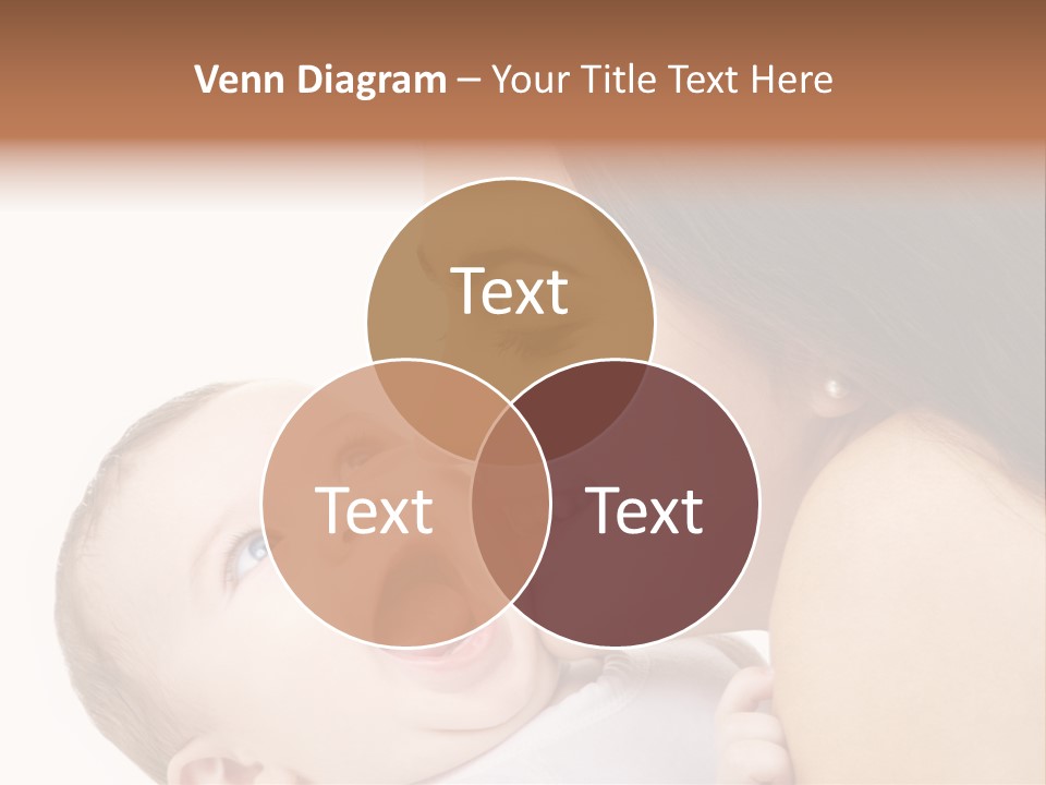 A Woman Holding A Baby In Her Arms PowerPoint Template