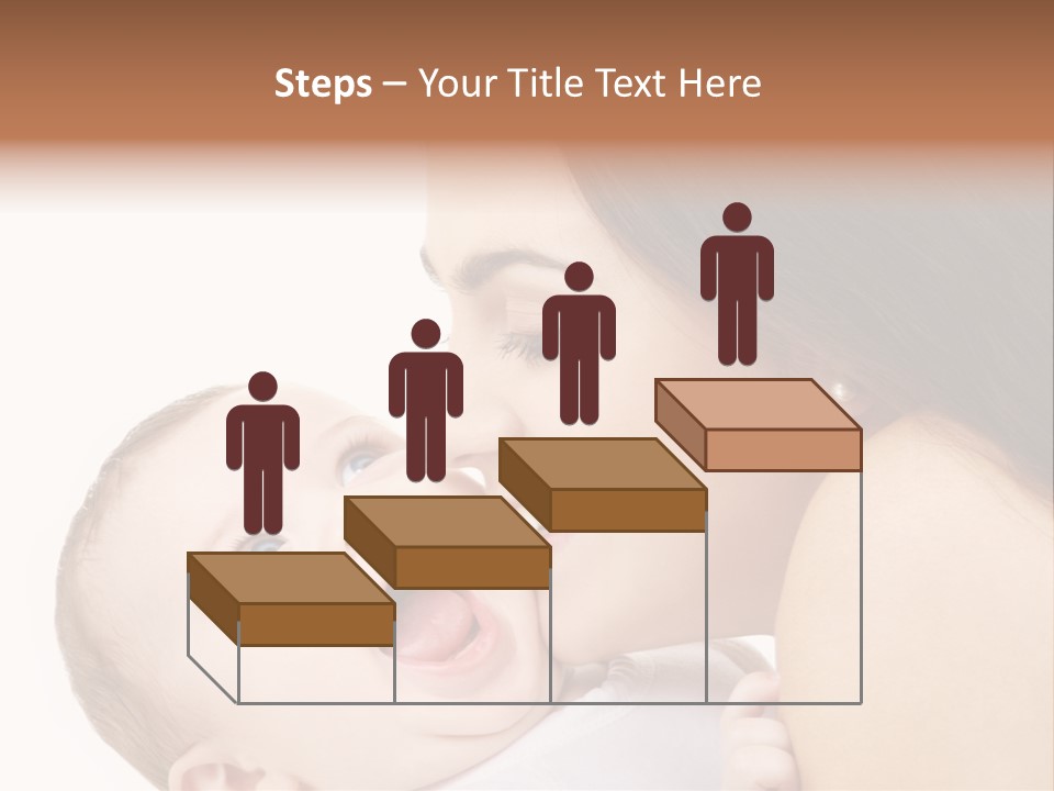 A Woman Holding A Baby In Her Arms PowerPoint Template