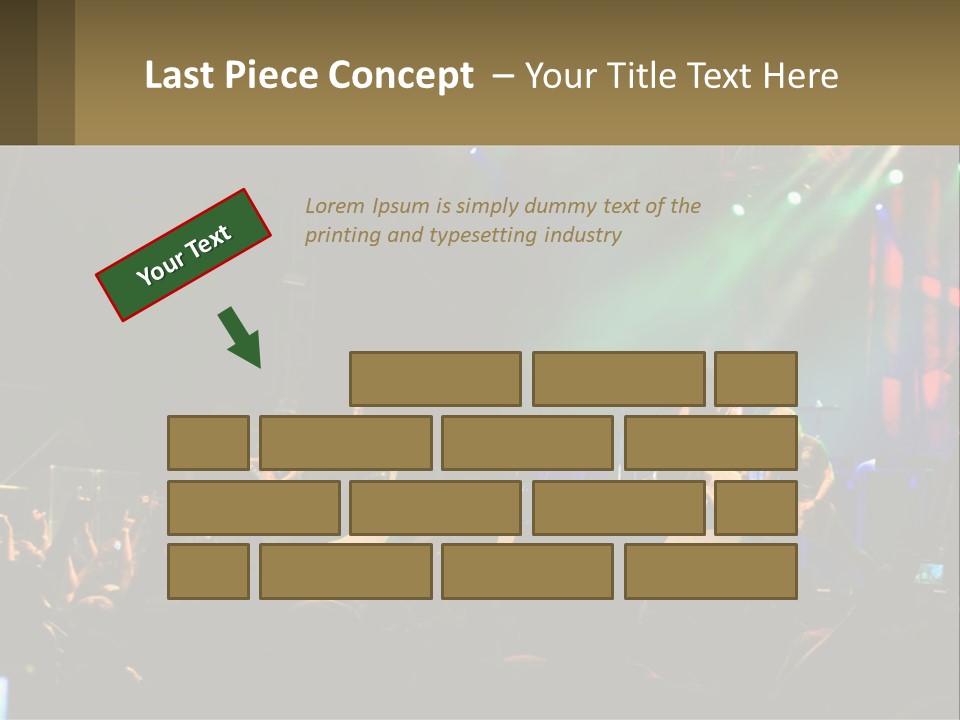 A Group Of People On Stage Playing Music PowerPoint Template