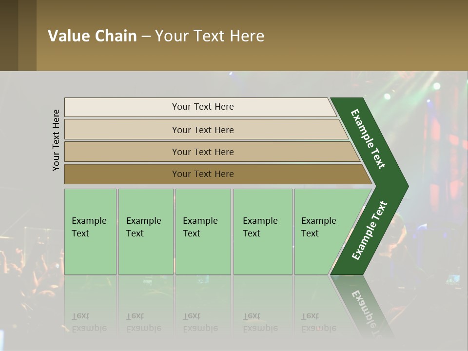 A Group Of People On Stage Playing Music PowerPoint Template