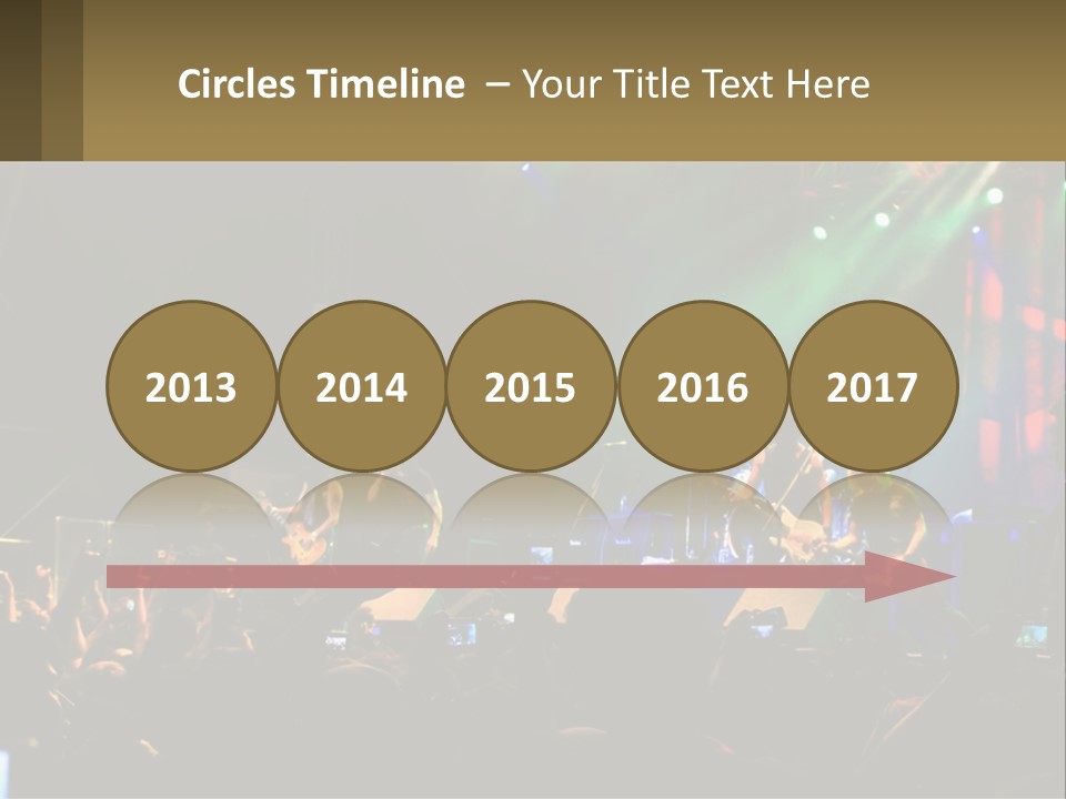 A Group Of People On Stage Playing Music PowerPoint Template