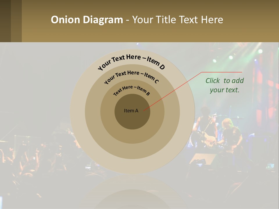 A Group Of People On Stage Playing Music PowerPoint Template