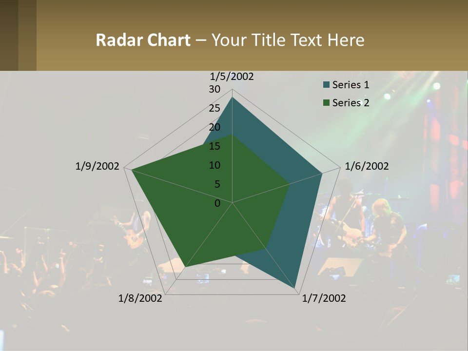 A Group Of People On Stage Playing Music PowerPoint Template