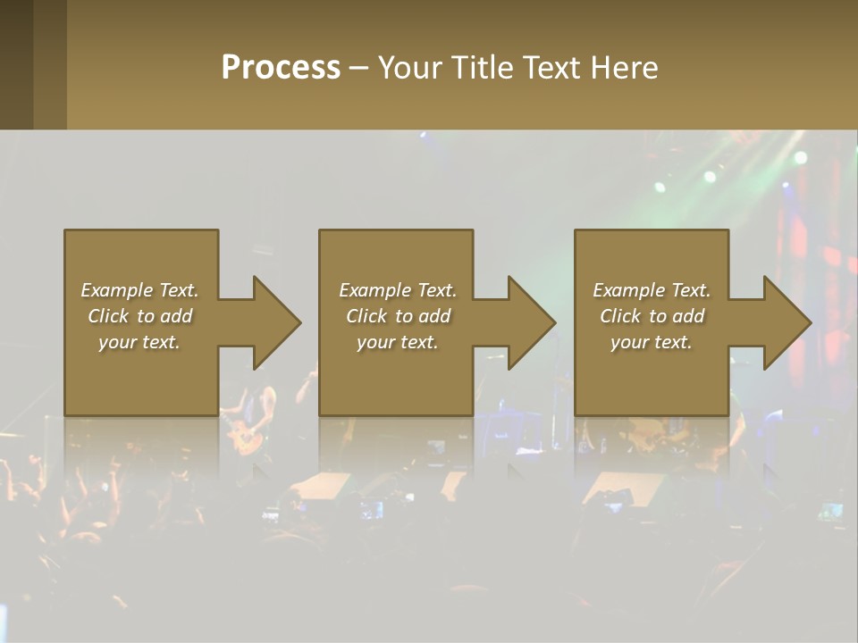A Group Of People On Stage Playing Music PowerPoint Template