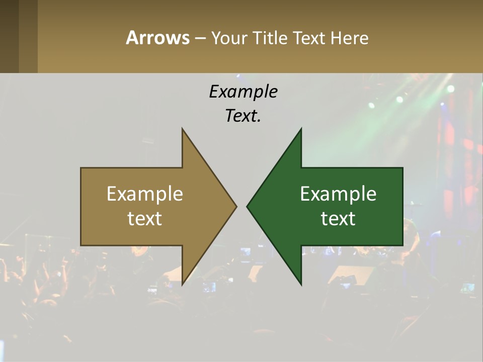 A Group Of People On Stage Playing Music PowerPoint Template