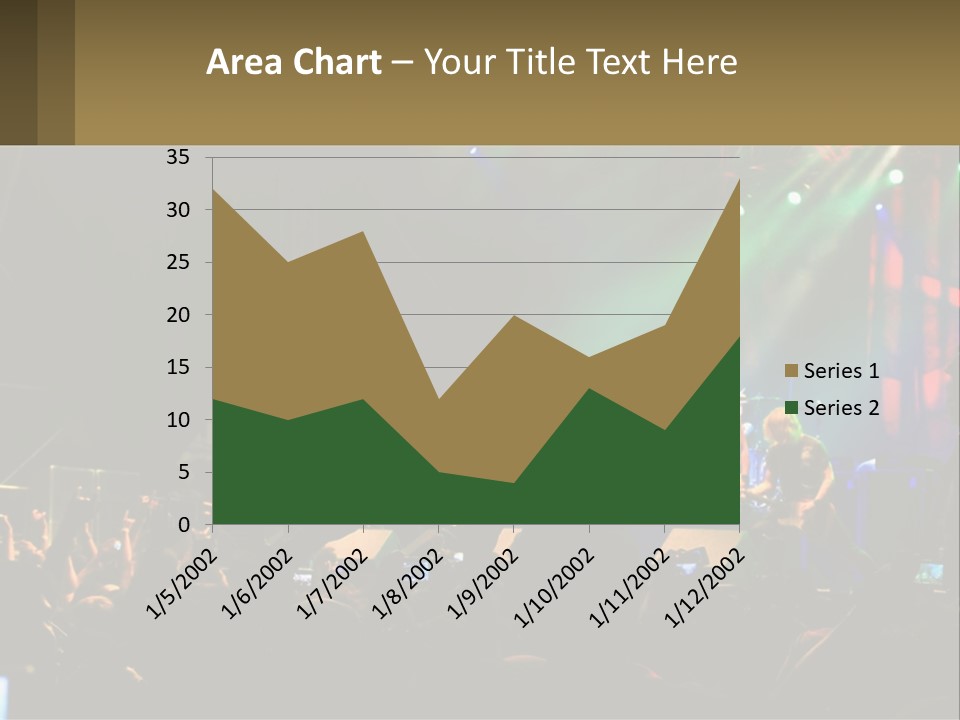 A Group Of People On Stage Playing Music PowerPoint Template