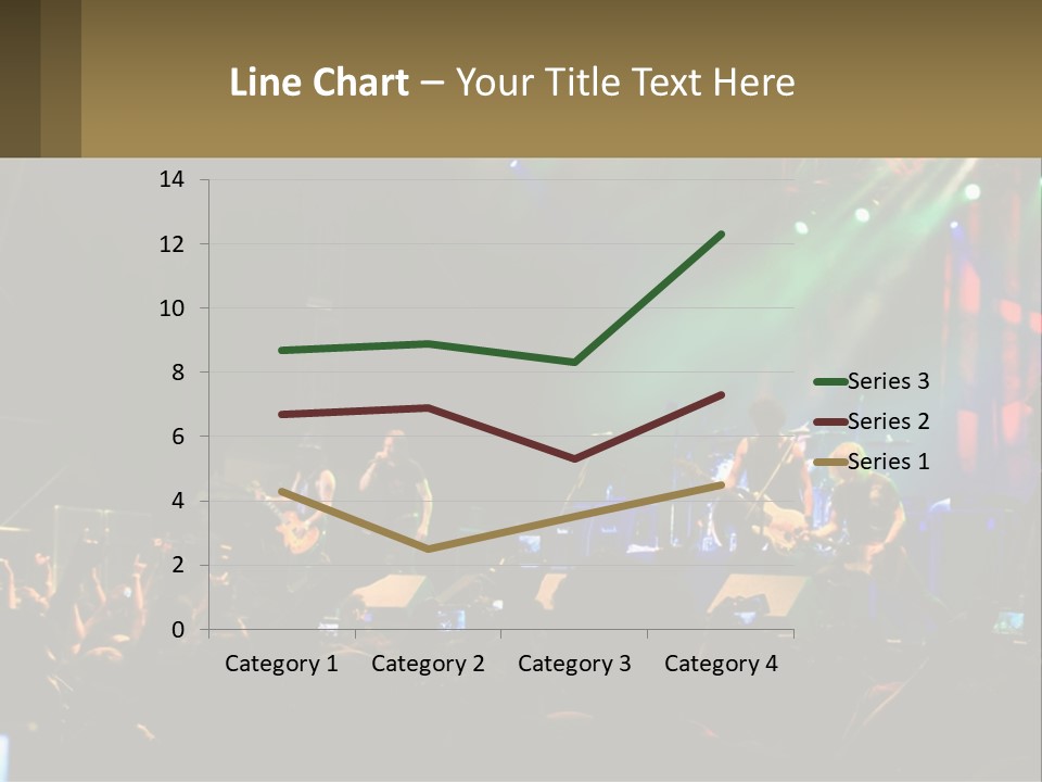 A Group Of People On Stage Playing Music PowerPoint Template