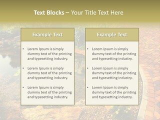 A Small Pond Surrounded By Rocks And Plants PowerPoint Template