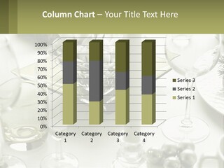 A Table With A Vase Of Flowers And Wine Glasses PowerPoint Template