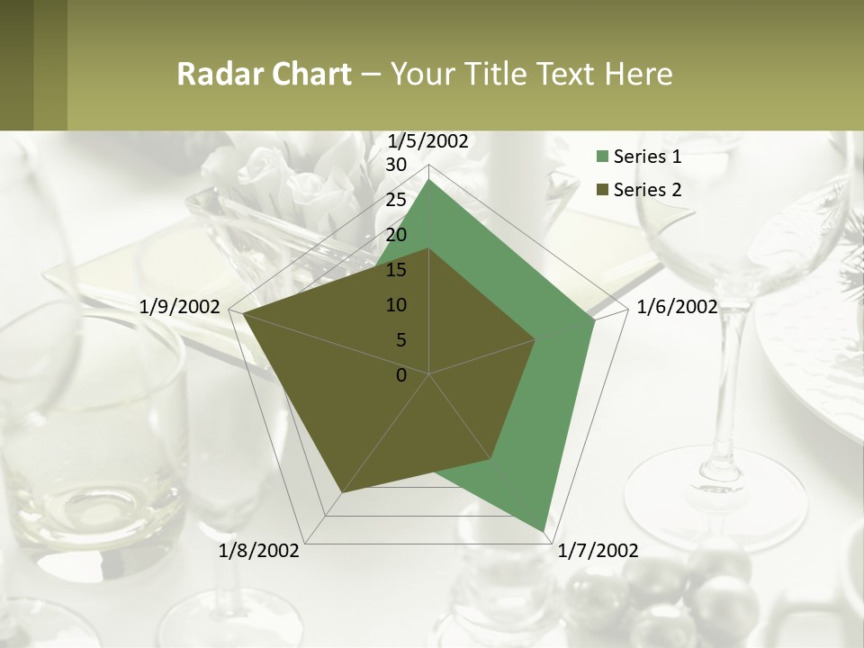 A Table With A Vase Of Flowers And Wine Glasses PowerPoint Template