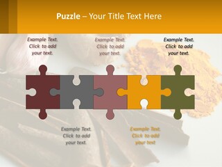 A White Plate Topped With Different Types Of Spices PowerPoint Template