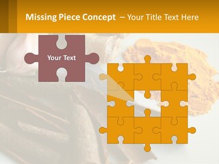 A White Plate Topped With Different Types Of Spices PowerPoint Template