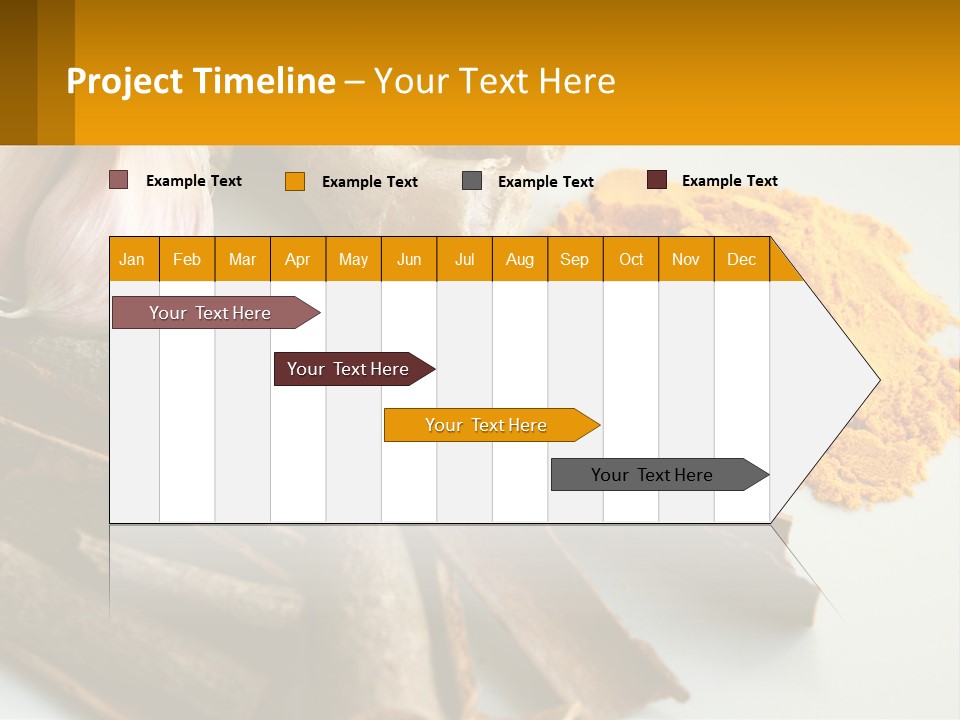 A White Plate Topped With Different Types Of Spices PowerPoint Template
