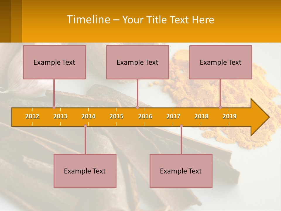 A White Plate Topped With Different Types Of Spices PowerPoint Template
