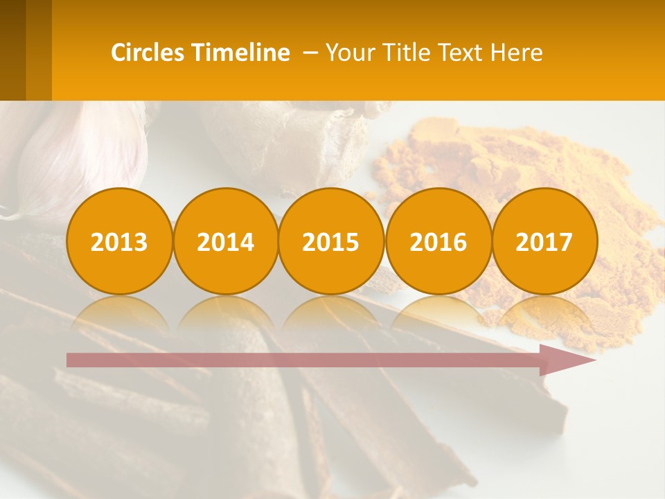 A White Plate Topped With Different Types Of Spices PowerPoint Template