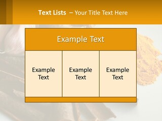 A White Plate Topped With Different Types Of Spices PowerPoint Template