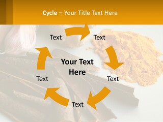 A White Plate Topped With Different Types Of Spices PowerPoint Template