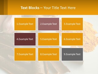A White Plate Topped With Different Types Of Spices PowerPoint Template