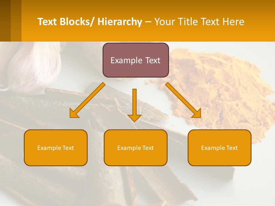 A White Plate Topped With Different Types Of Spices PowerPoint Template