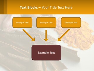 A White Plate Topped With Different Types Of Spices PowerPoint Template