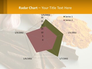 A White Plate Topped With Different Types Of Spices PowerPoint Template