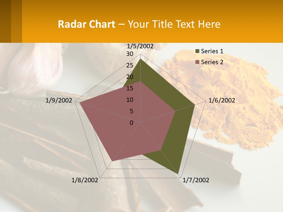 A White Plate Topped With Different Types Of Spices PowerPoint Template
