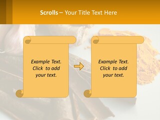 A White Plate Topped With Different Types Of Spices PowerPoint Template