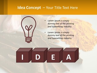 A White Plate Topped With Different Types Of Spices PowerPoint Template