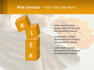 A White Plate Topped With Different Types Of Spices PowerPoint Template