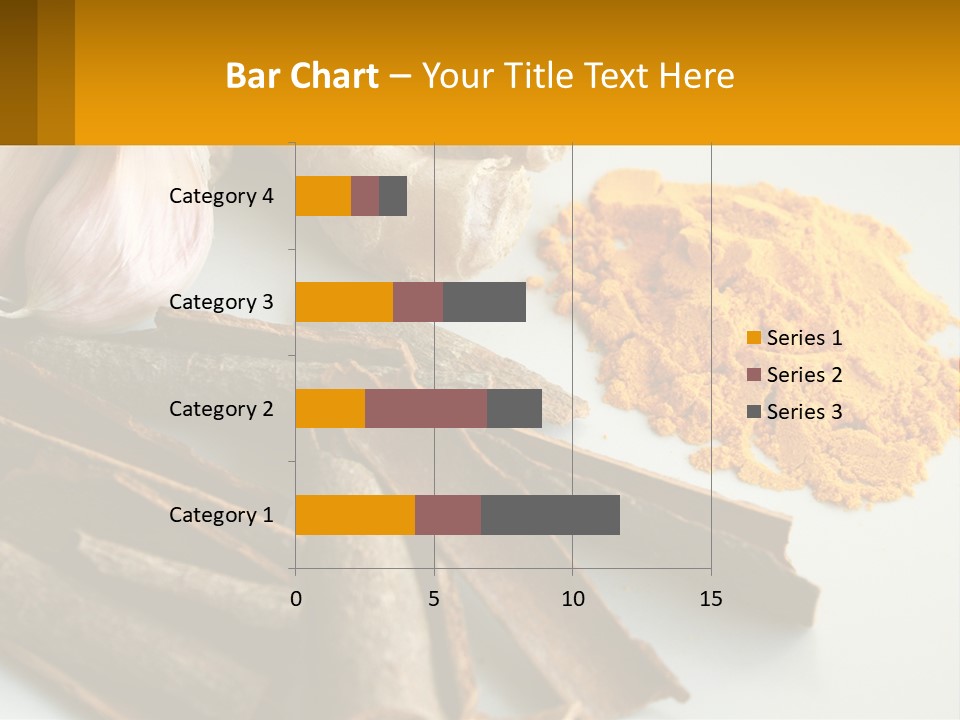 A White Plate Topped With Different Types Of Spices PowerPoint Template