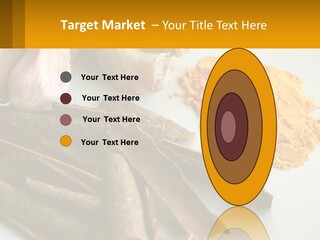 A White Plate Topped With Different Types Of Spices PowerPoint Template