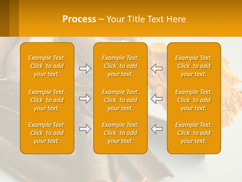 A White Plate Topped With Different Types Of Spices PowerPoint Template