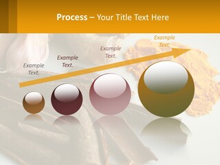 A White Plate Topped With Different Types Of Spices PowerPoint Template