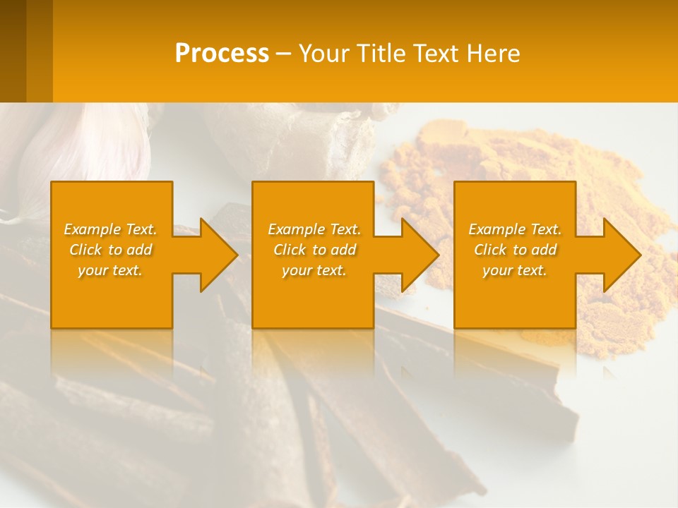 A White Plate Topped With Different Types Of Spices PowerPoint Template